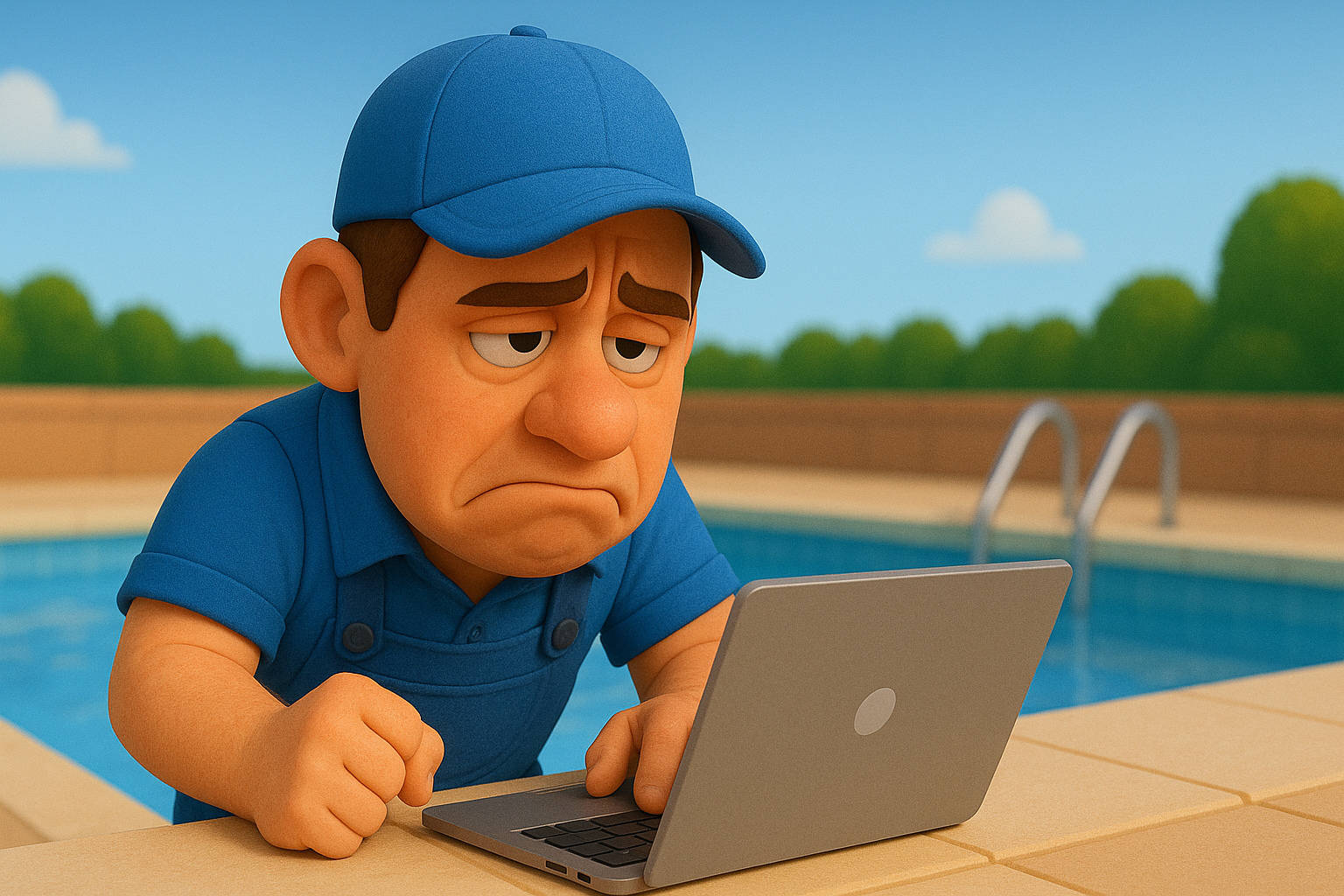 Frustrated pool professional